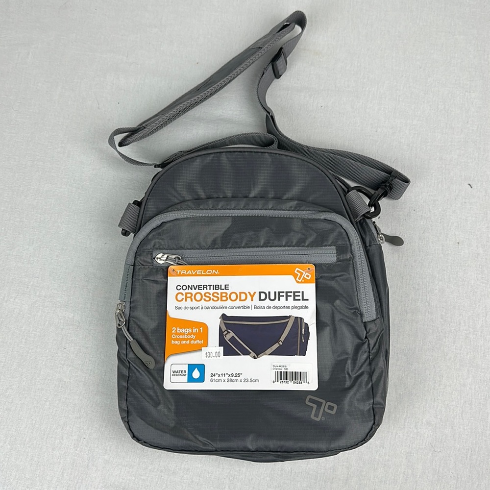 Travelon convertible, Crossbody, duffel, two bags and one Crossbody and duffel
